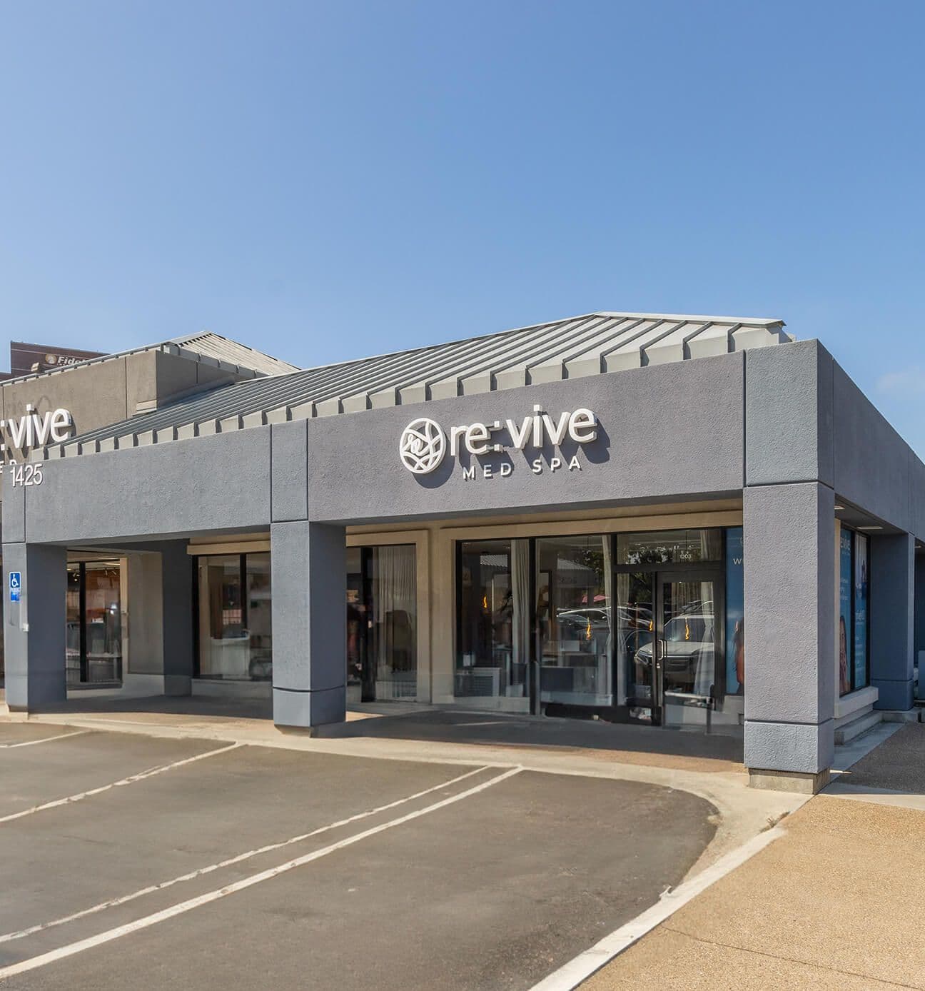 Front entrance of Revive Med Spa in Mission Valley