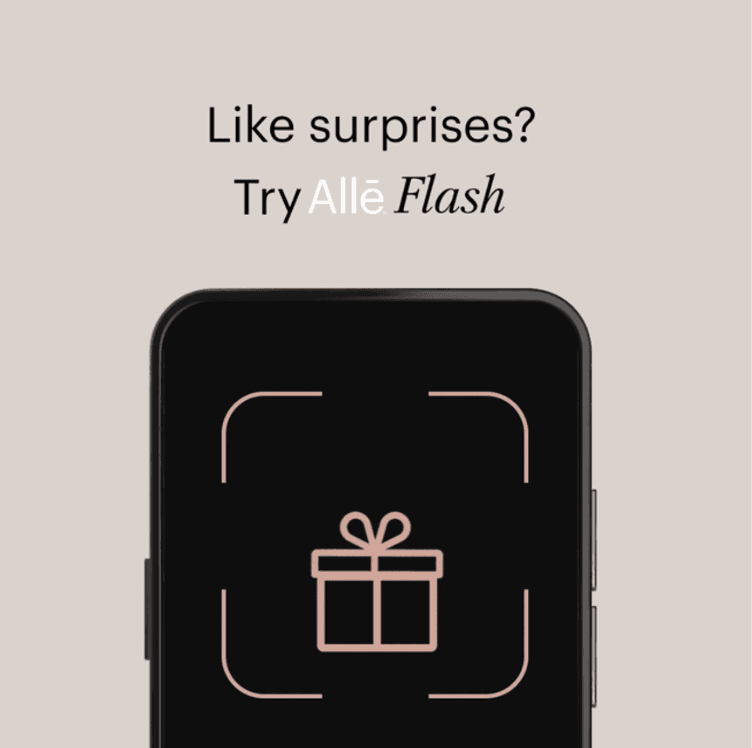 a phone with a gift illustration